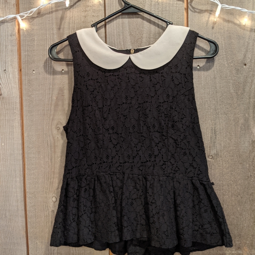 Hearts Peplum Top